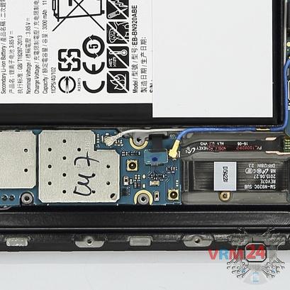 How to disassemble Samsung Galaxy Note 5 SM-N920, Step 5/7