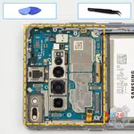 How to disassemble Samsung Galaxy S10 5G SM-G977, Step 17/1