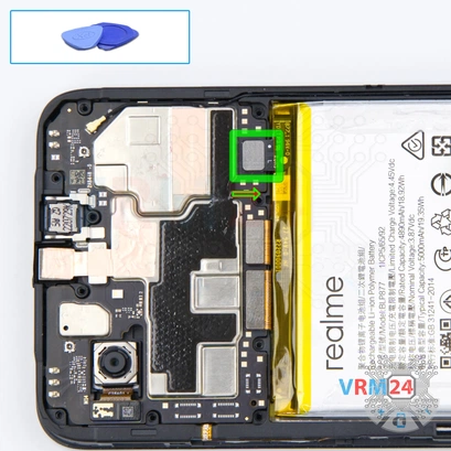 How to disassemble Realme C30, Step 6/1