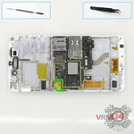 How to disassemble Lenovo S60, Step 12/2