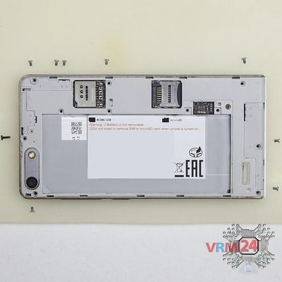 How to disassemble Huawei Ascend G6 / G6-C00, Step 4/2