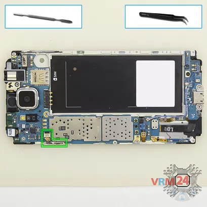 How to disassemble Samsung Galaxy Alpha SM-G850, Step 7/1