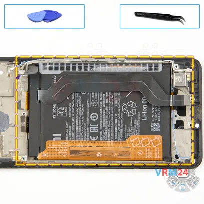 Cómo desmontar Xiaomi Poco X3 GT, Paso 16/1