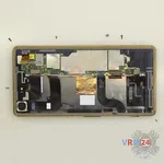 How to disassemble Sony Xperia M5, Step 6/2