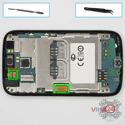 How to disassemble Samsung Galaxy Y Duos GT-S6102, Step 5/1