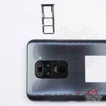 How to disassemble Xiaomi RedMi Note 9, Step 2/2