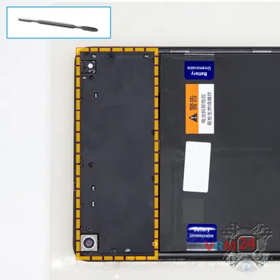 How to disassemble Xiaomi Mi Pad 2, Step 4/1