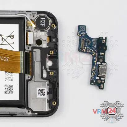 How to disassemble Samsung Galaxy M01 SM-M015, Step 10/2