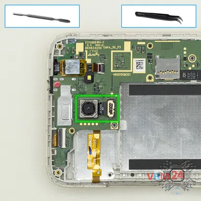 How to disassemble Huawei Y3 (2017), Step 5/1