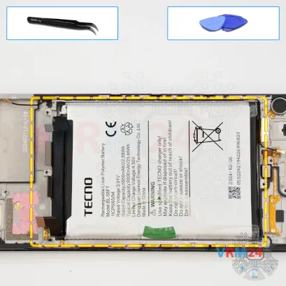 Как разобрать Tecno Pova 6, Шаг 20/1