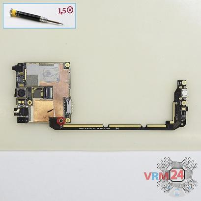 How to disassemble Asus ZenFone Selfie ZD551KL, Step 10/1