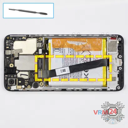Cómo desmontar Xiaomi Redmi 7A, Paso 11/1