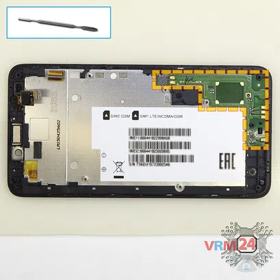 How to disassemble Huawei Ascend Y635, Step 9/1
