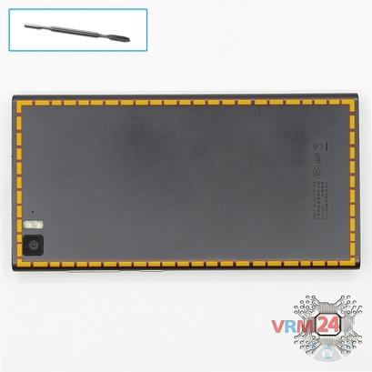 How to disassemble Xiaomi Mi 3, Step 3/1