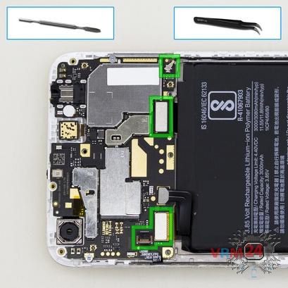 Como desmontar Xiaomi RedMi Note 5A por si mesmo, Passo 11/1