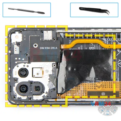 How to disassemble Xiaomi Mi 11 Lite, Step 5/1
