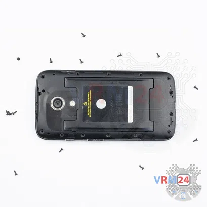 Como desmontar Motorola Moto G (1st gen) XT1032, Passo 3/2