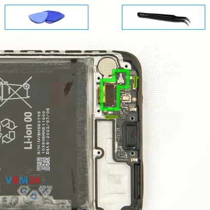 How to disassemble Xiaomi Redmi 10C, Step 13/1