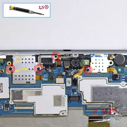 How to disassemble Samsung Galaxy Note 10.1'' GT-N8000, Step 11/1