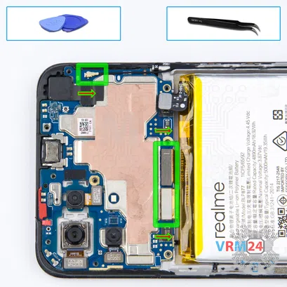 How to disassemble Realme 8i, Step 12/1