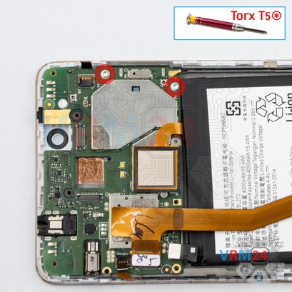 How to disassemble Lenovo K6 Note, Step 15/1