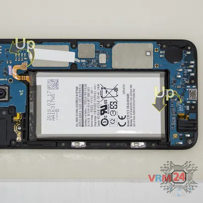 How to disassemble Samsung Galaxy A6 Plus (2018) SM-A605, Step 7/2