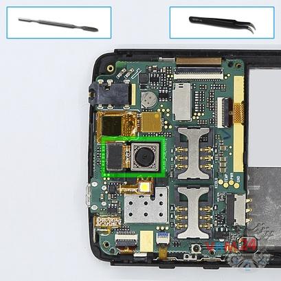 How to disassemble Philips Xenium W732, Step 7/1