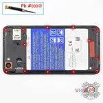 Como desmontar Alcatel OT PIXI 4 Plus Power 5023F por si mesmo, Passo 3/1