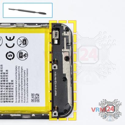How to disassemble ZTE Blade A6, Step 8/1
