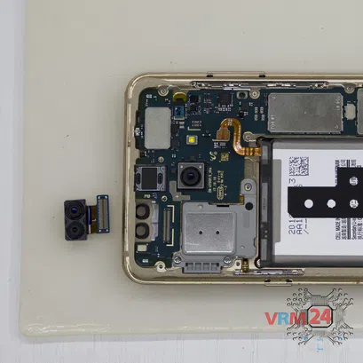 Cómo desmontar Samsung Galaxy A8 Plus (2018) SM-A730, Paso 6/2