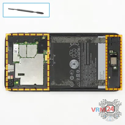 How to disassemble HTC Desire 816, Step 4/1