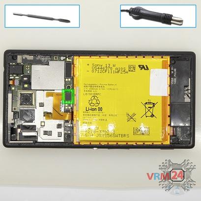 How to disassemble Sony Xperia M2, Step 2/1