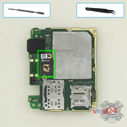 How to disassemble Nokia 5.1 TA-1075, Step 16/1