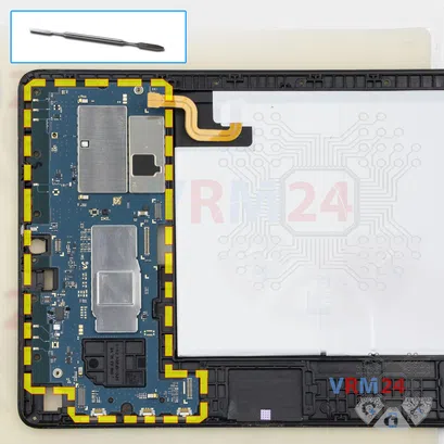 Como desmontar Samsung Galaxy Tab A 10.1'' (2019) SM-T515 por si mesmo, Passo 14/1