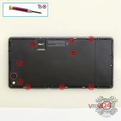 How to disassemble ZTE Nubia Z9 Mini, Step 3/1