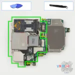 How to disassemble Samsung Galaxy S24 Ultra SM-S928, Step 19/1