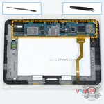 Cómo desmontar Samsung Galaxy Tab 8.9'' GT-P7300, Paso 16/1