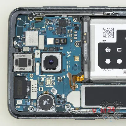 Cómo desmontar Samsung Galaxy S9 SM-G960, Paso 4/3