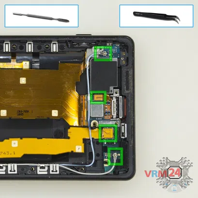 Cómo desmontar Sony Xperia XZ2, Paso 11/1