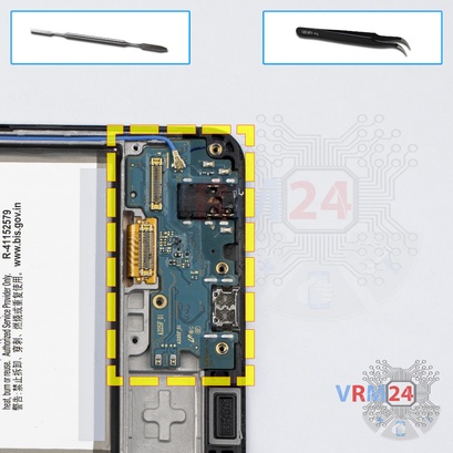 How to disassemble Samsung Galaxy A22 SM-A225, Step 11/1