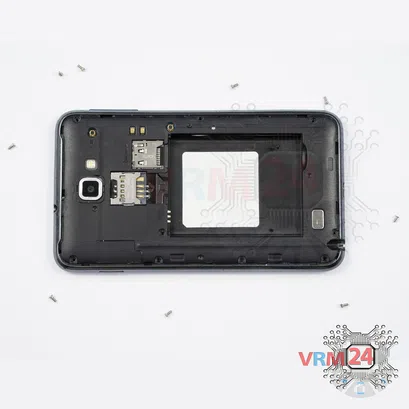 Cómo desmontar Samsung Galaxy Note SGH-i717, Paso 4/2