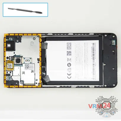 How to disassemble Meizu M5c M710H, Step 5/1