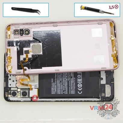 How to disassemble Xiaomi Redmi Note 6 Pro, Step 3/1