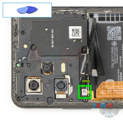 How to disassemble Xiaomi POCO X5, Step 8/1