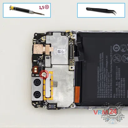 How to disassemble Huawei P10 Plus, Step 13/1