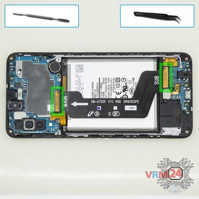 Como desmontar Samsung Galaxy A70 SM-A705 por si mesmo, Passo 6/1