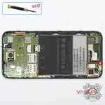 How to disassemble HTC Desire 620G, Step 5/1