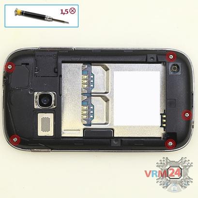 How to disassemble Samsung Galaxy Young Duos GT-S6312, Step 3/1