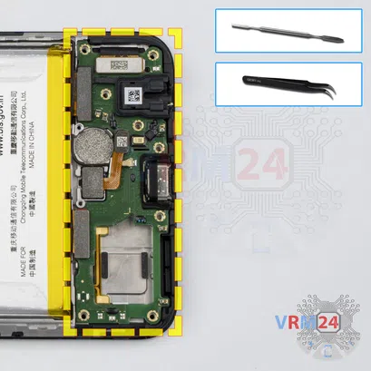 How to disassemble Realme 8, Step 11/1