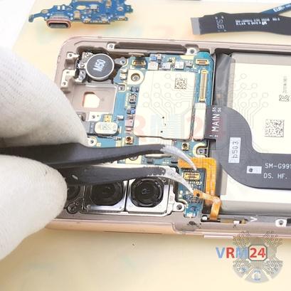 Cómo desmontar Samsung Galaxy S21 SM-G991, Paso 12/4